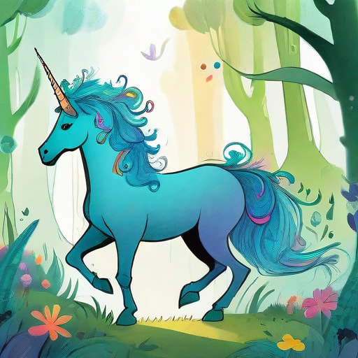El Unicornio Estrella y los Colores Mágicos