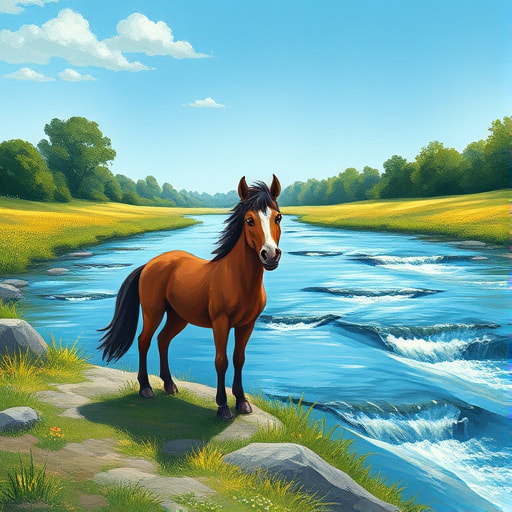 Little Horse and the River of Courage