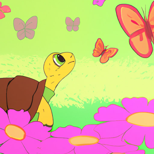 Tommy and Bella: A Tale of a Hungry Turtle and a Beautiful Butterfly