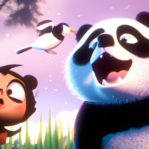 Lulu the Singing Chickadee and Yoder-Panda's Playful Mistake