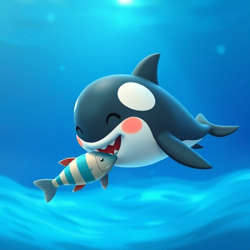 Luna the Big-Hearted Little Whale