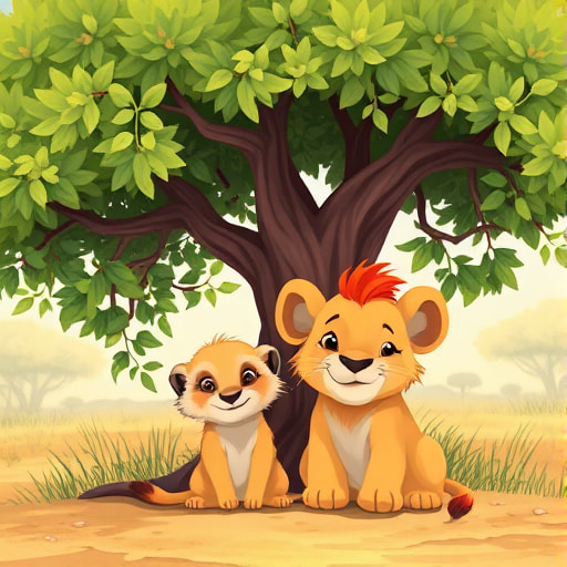 Simba's Journey: A Tale of Courage and Heart