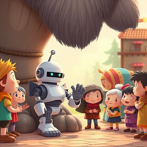 The Ticklish Tale of the Giantess and the Clothes-Policing Robot