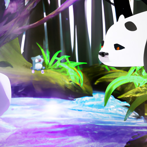 Scarlet's Bubblegum Adventure: A Tale of Wet Tail and Dr. Panda