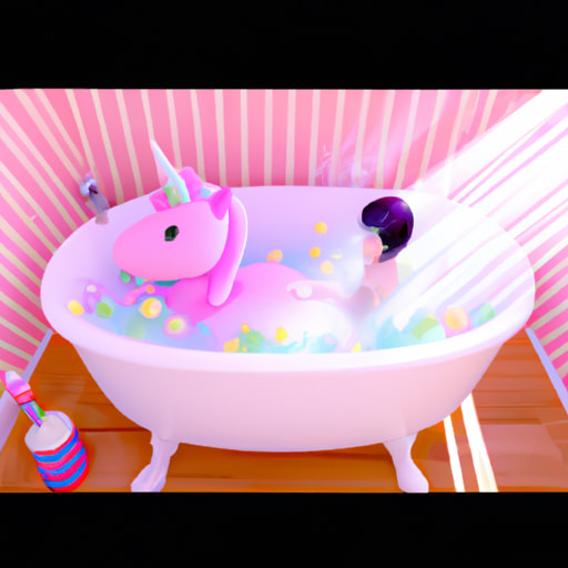 Sparkling Adventure: Isabel and the Magic Unicorn's Bubble Bath