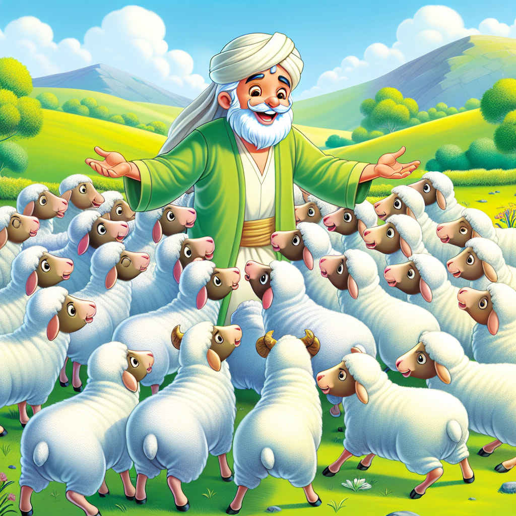 The Lost Lamb and the Loving Shepherd