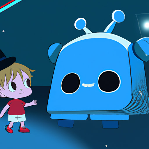 Rhys and His Robot Friends: Charlotte and Marina