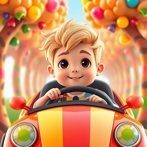 Amali's Rainbow Adventure: A Journey of Giggles and Magic