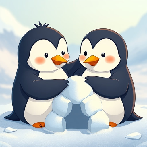 The Persevering Penguins and the Treasure of Teamwork