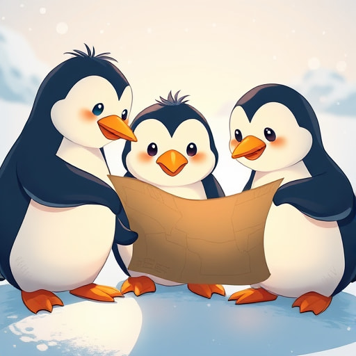 The Persevering Penguins and the Treasure of Teamwork