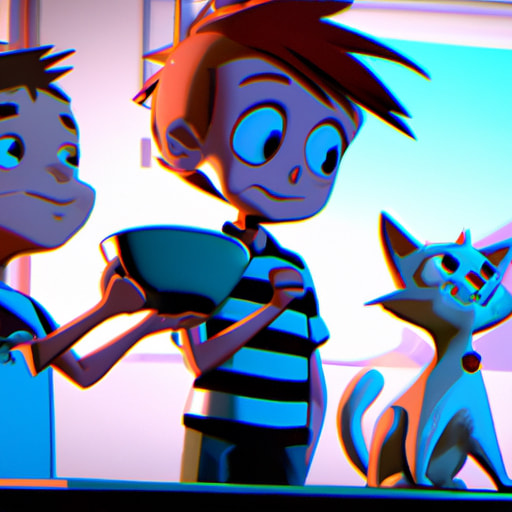 The Brave Blond Boy and His Lovable Stray Friends