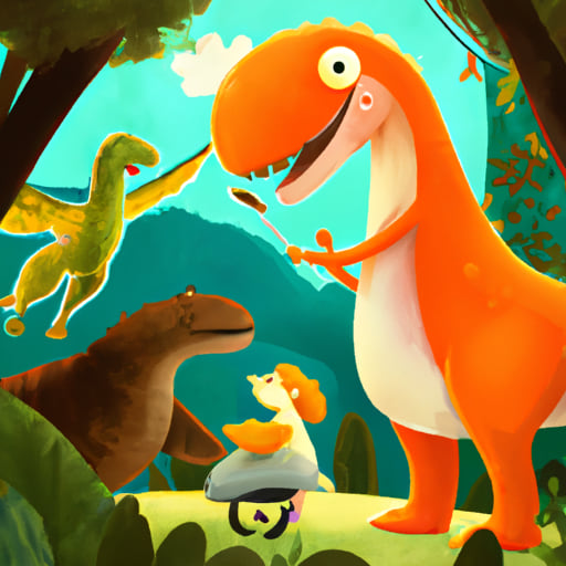 Rango the Cheeto-Loving Dinosaur Learns to Share