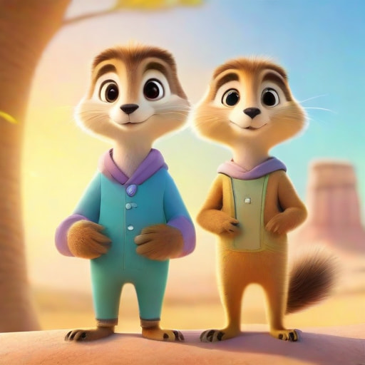 Meerkat Family: A Tale of Love and Unity