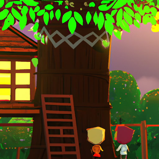 The Maple Treehouse: A Lesson in Teamwork and Friendship