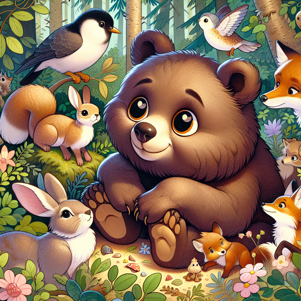 Benny the Bear Cub: The Forest's Hero