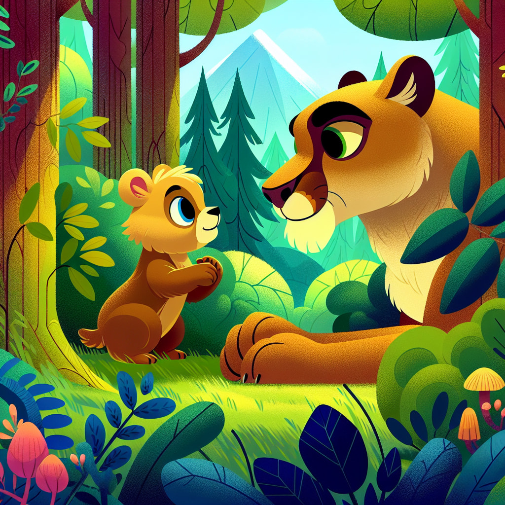 Benny the Bear Cub: The Forest's Hero