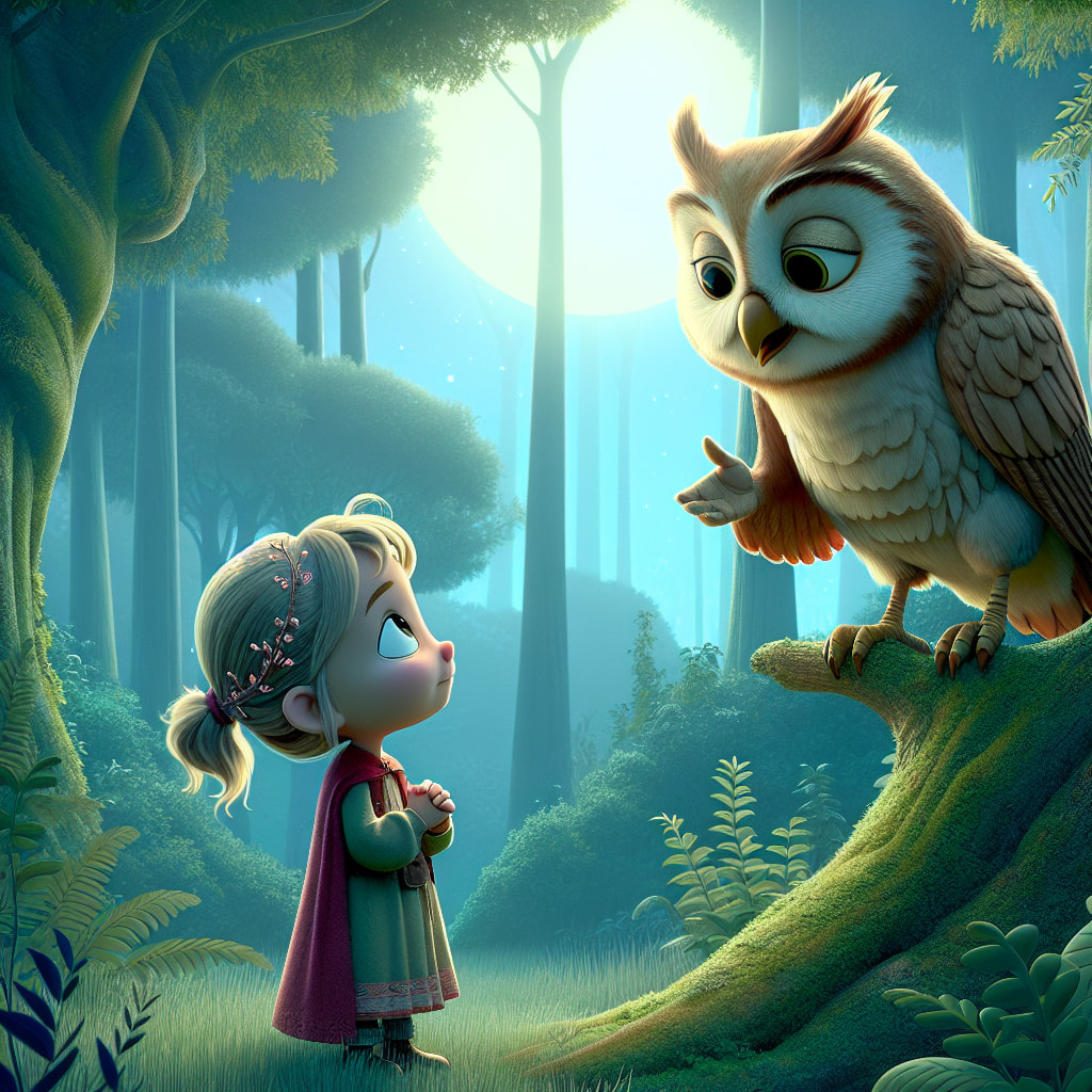 Scarlett's Dreamy Night and Wise Owls