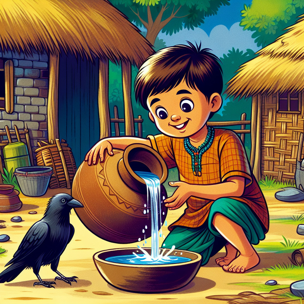 The Thirsty Crow's Friend