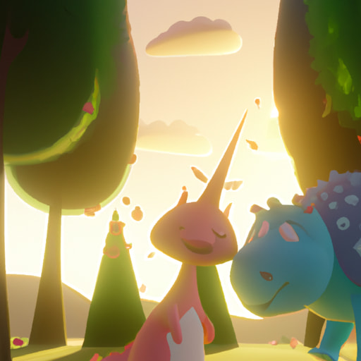 Liam and Savannah: A Dino and Unicorn Friendship Tale