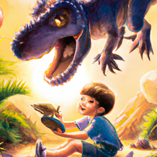 Luca and Dede: Learning to Share with a Fluffy Dinosaur Friend