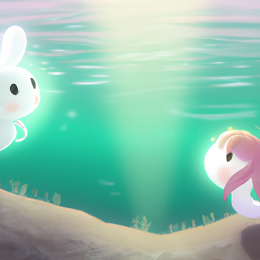 The Wise Bunny and the Magical Mermaid