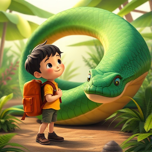 Codi and the Kind-Hearted Python: A Jungle Adventure