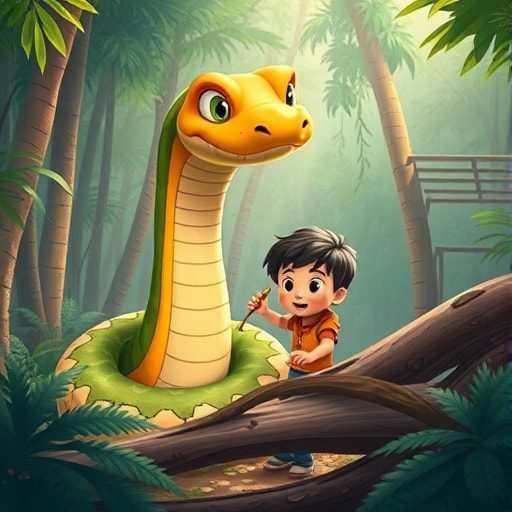 Codi and the Kind-Hearted Python: A Jungle Adventure