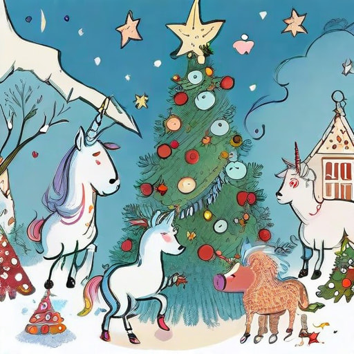 The Grateful Unicorn and the Magic of Christmas