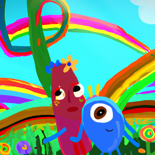 The Mischievous Rainbow and the Kindhearted Girl