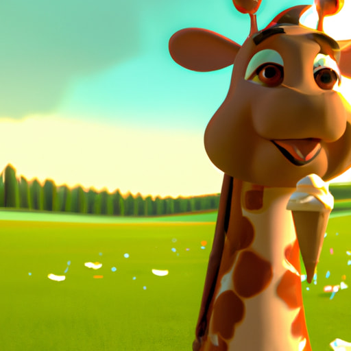Giselle the Giraffe and the Secret Ice Cream Adventure