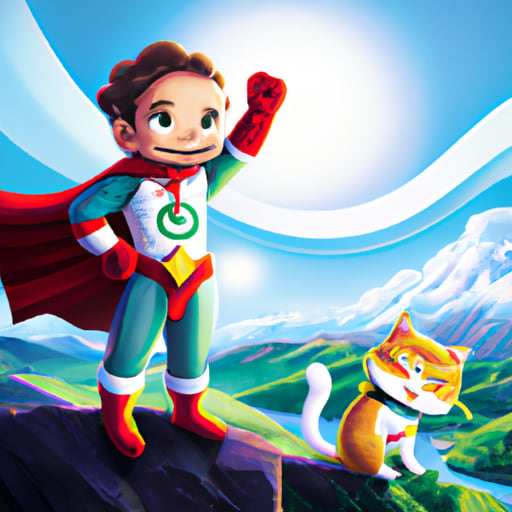 Noah and the Superhero Cat: A Tale of Kindness and Courage
