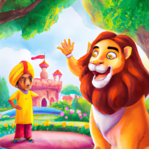 Arvind and the Lion's Lesson on Friendship
