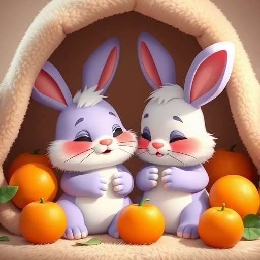 Floppsy and Pippin: A Tale of Fluffy Friendship and Favourite Foods
