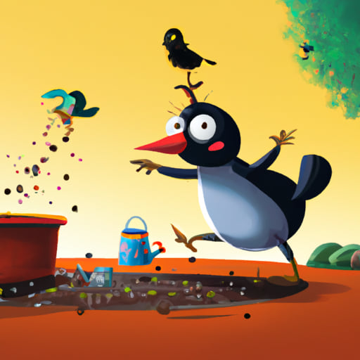 The Persevering Crow and the Brave Ants