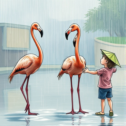 Rainy Day Zoo Keepers: Zuzu and Olivia's Adventure