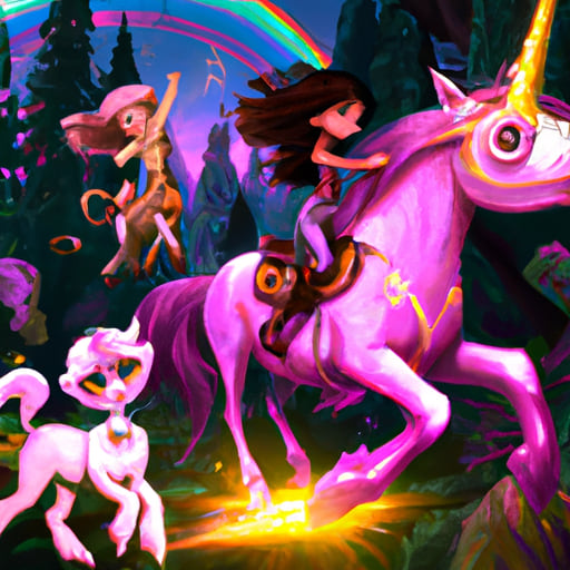 The Unicorn Riders and the Dancing Dogs