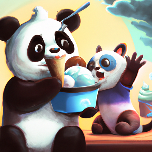 Scarlett the Panda Learns to Enjoy Ice-Cream in Moderation