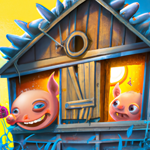 The Three Little Pigs' Clever Habitat
