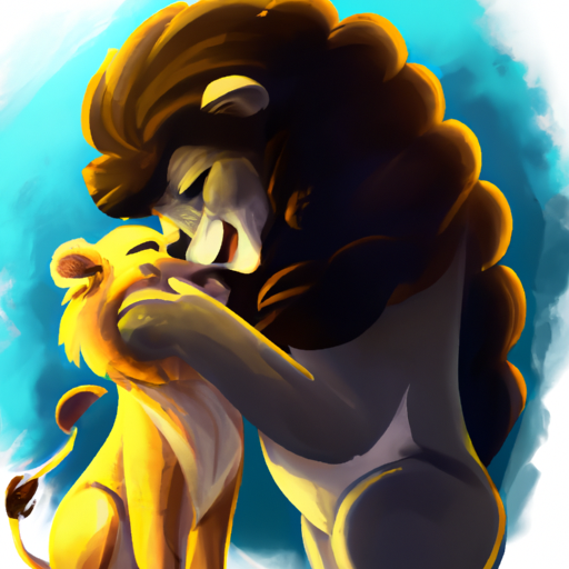 The Bravest Lion and the Lonely Hyena