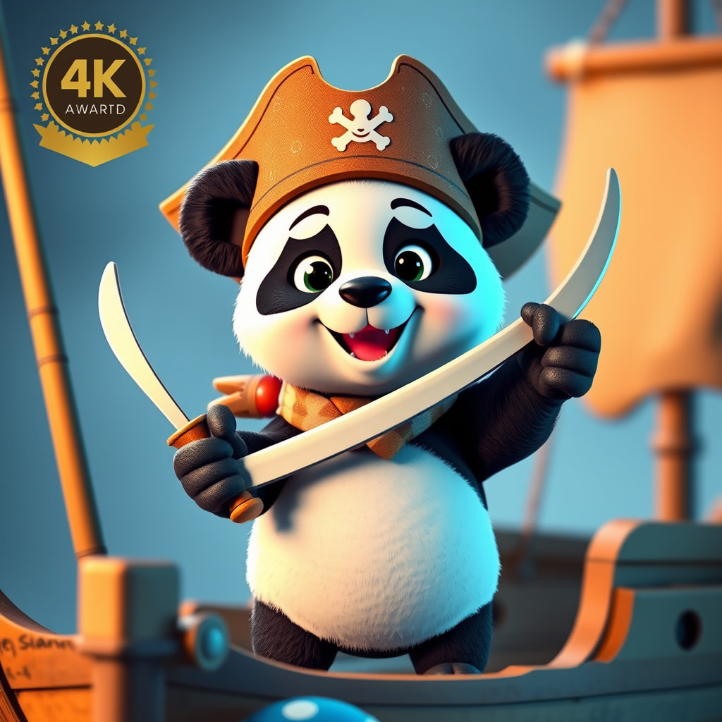 Percy the Panda's Imaginary Pirate Adventures