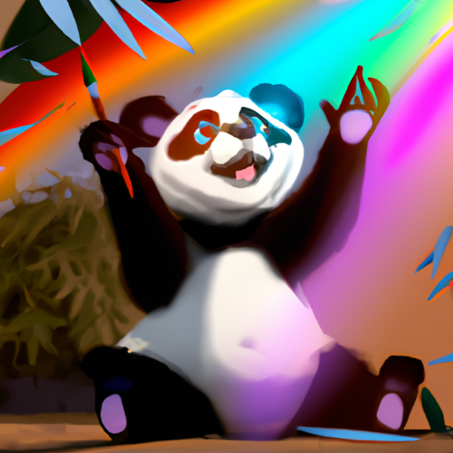 Puddles the Rainbow Panda: A Tale of Uniqueness | Scarlett Panda ...