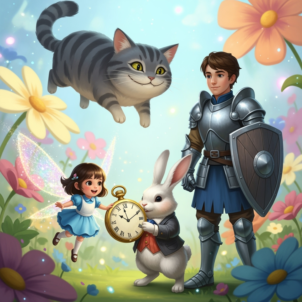 Fairy Alice and the Gentle Knight's Wonderland Adventure