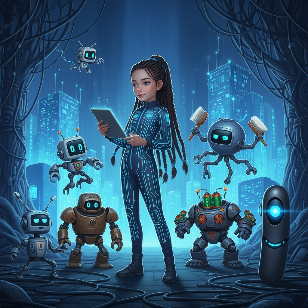 Princess Ava and the Seven Silicon Sentinels