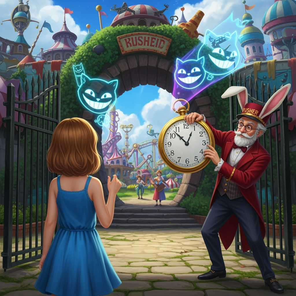 Alice and the Wonderland Park Panic!