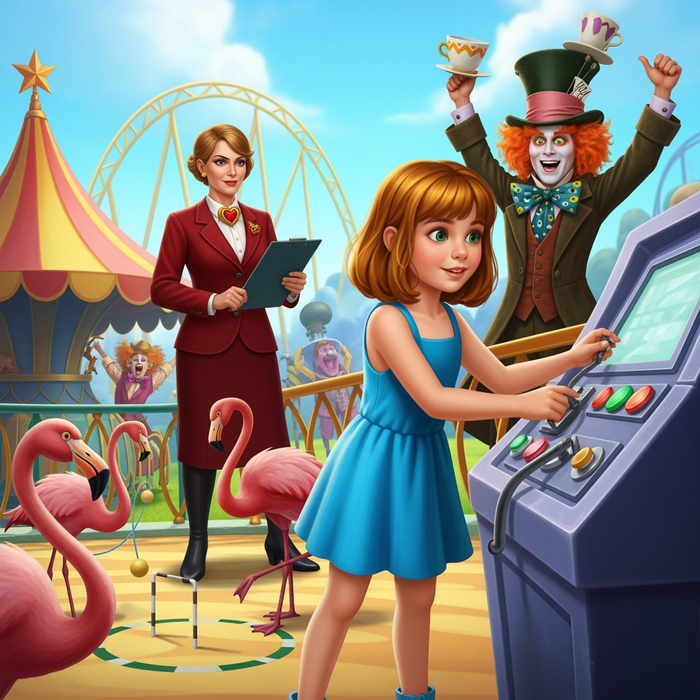 Alice and the Wonderland Park Panic! - Section 2