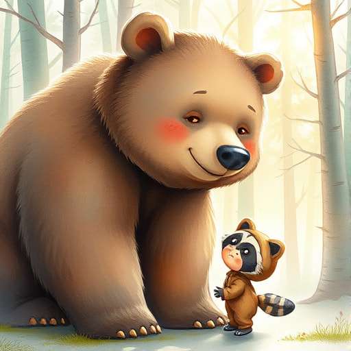 Big Bear and Otis: A Forest Adventure with Care