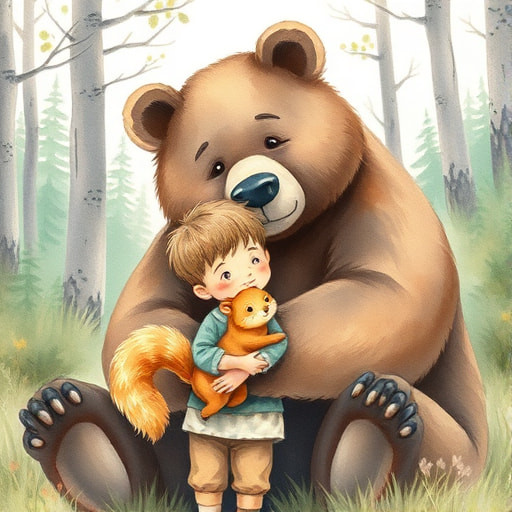 Big Bear and Otis: A Forest Adventure with Care - Section 1