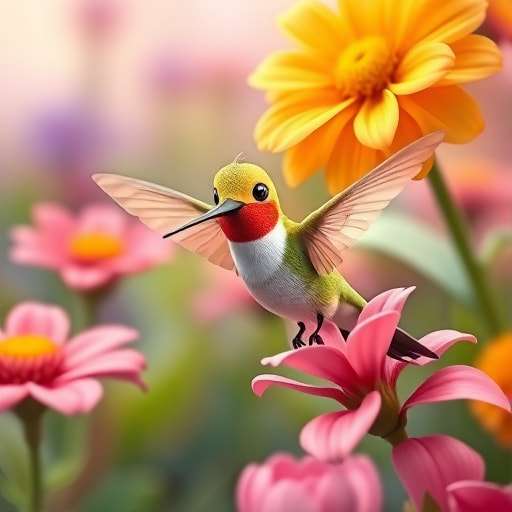 Melody the Hummingbird: Spreading Joy One Tune at a Time