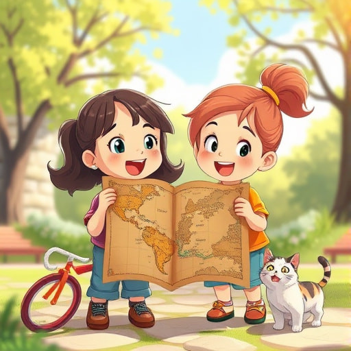 As Aventuras Incríveis de Maria Clara e Vitória: Amizade e Coragem!