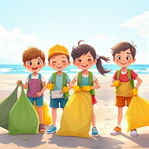 Billy's Big Heart for a Cleaner Beach - Section 1